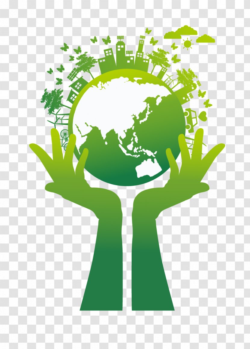Earth World Map Globe - Tree - Vector Hand Planet Transparent PNG