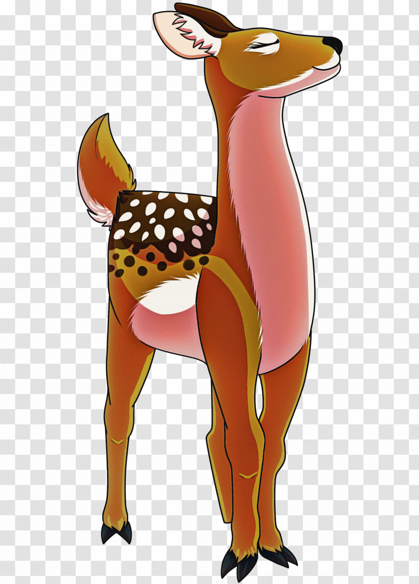 Cartoon Deer Animal Figure Fawn Wildlife Transparent PNG