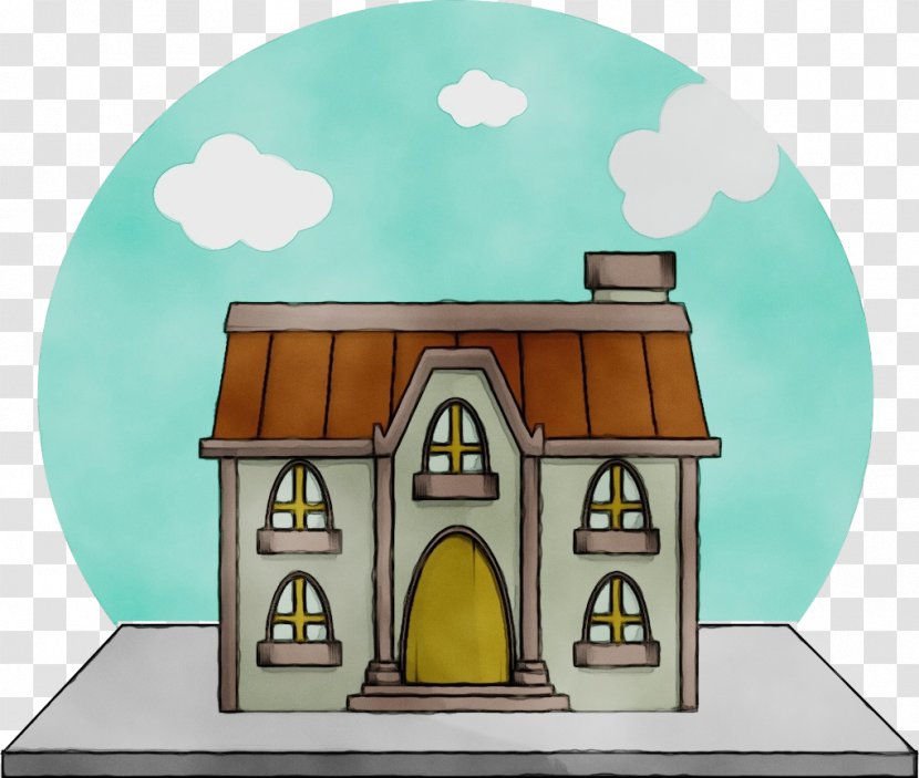Cartoon Arch Nativity Scene Architecture Building - Watercolor - Igloo Hut Transparent PNG