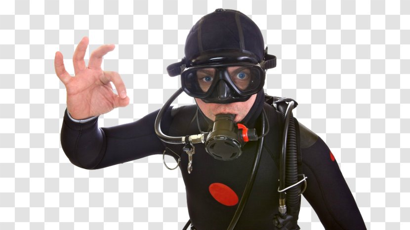 Underwater Diving Scuba Set Dry Suit Recreational - Night Transparent PNG