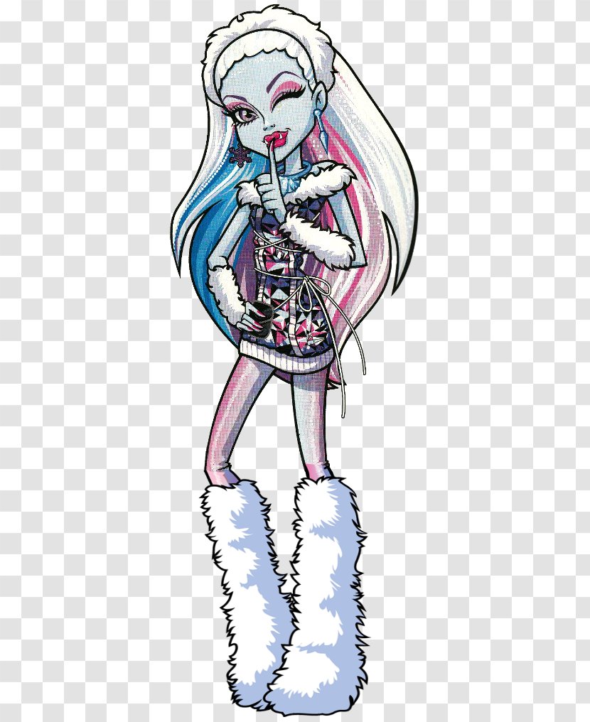 Monster High Voltageous Hair Frankie Stein Doll Art - Silhouette Transparent PNG