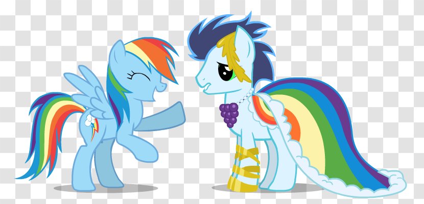 Horse Giphy Rainbow Dash Clip Art - Flower - Straight Transparent PNG