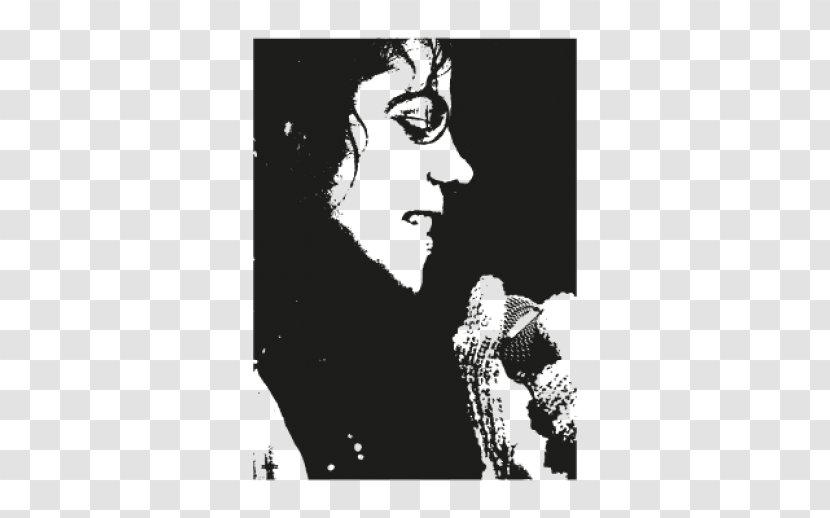 Michael Jackson - 5 - Black And White Transparent PNG
