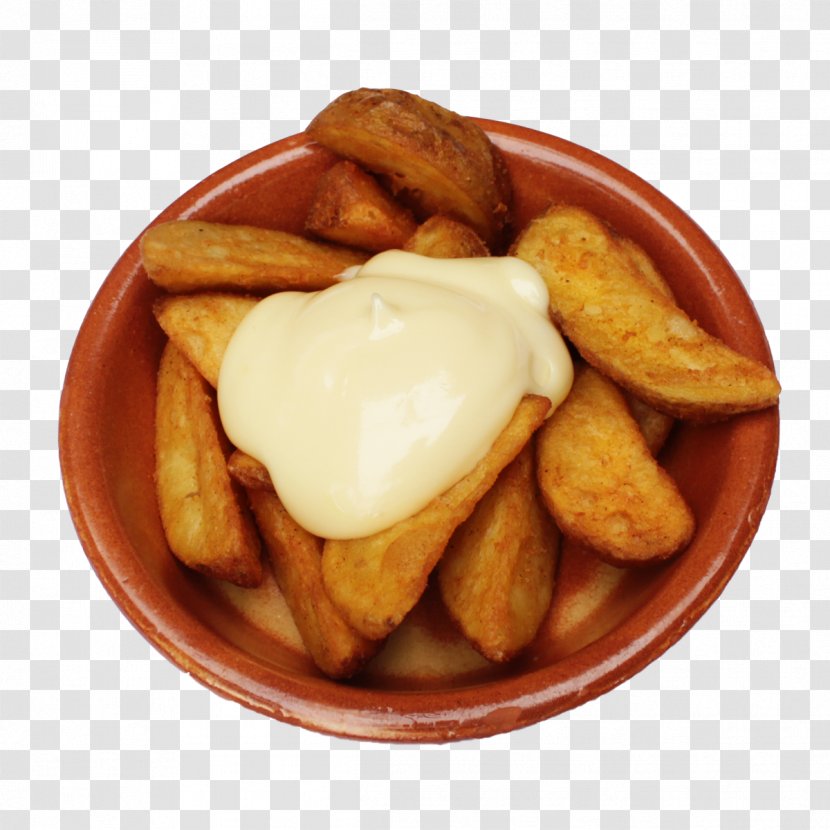 French Fries El Saludo Tex-Mex Tapas Patatas Bravas Vegetarian Cuisine - Menu - Tex Mex Transparent PNG