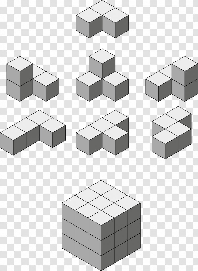 Soma Cube Shape Necker - Rubik S Transparent PNG