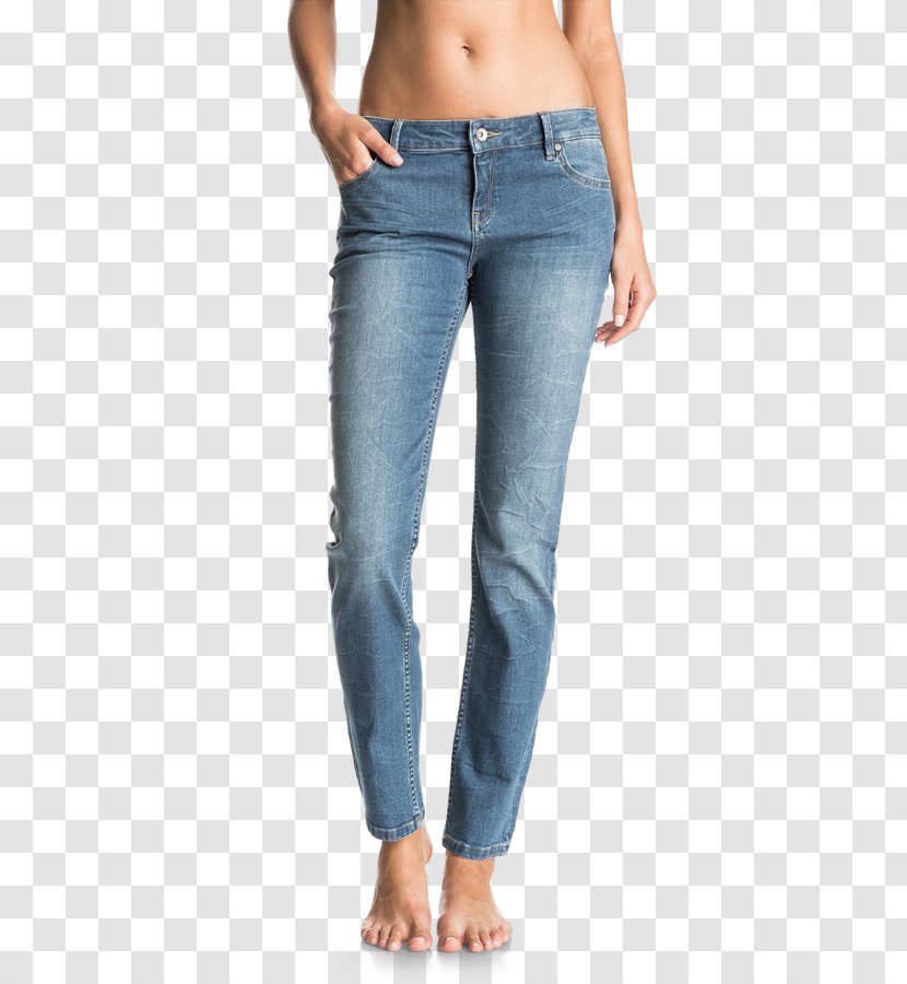 Jeans Slim-fit Pants Denim Roxy - Flower Transparent PNG