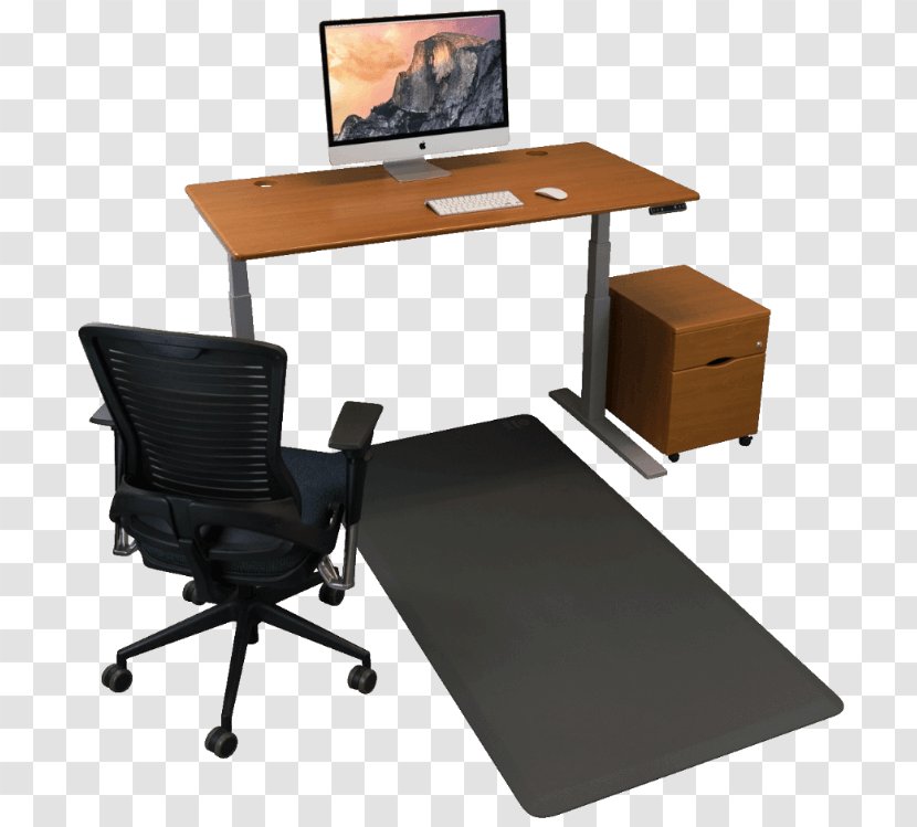 Sit-stand Desk Table Standing - Furniture Transparent PNG