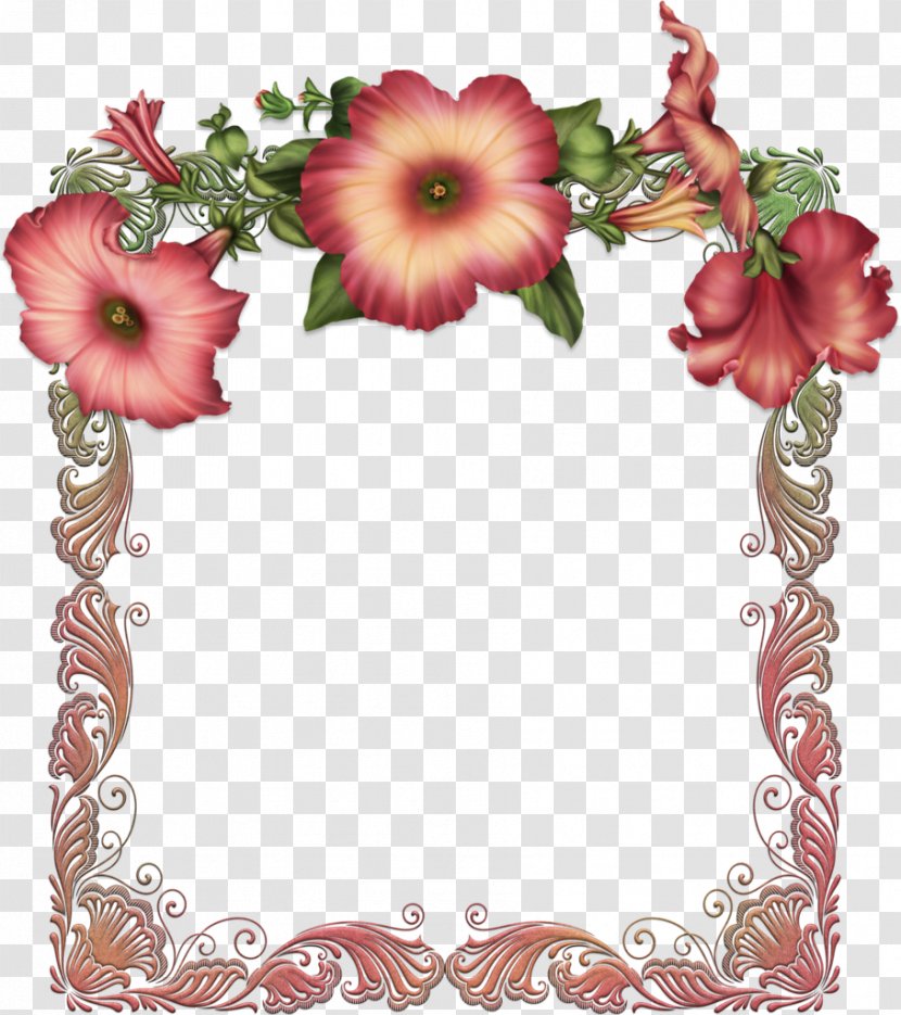 Picture Frames Flower Red Rose Clip Art - Burgundy Flowers Transparent PNG