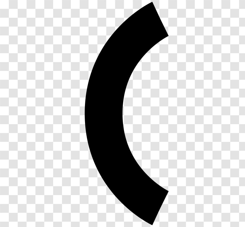 Crescent Logo Circle Brand Angle - White Transparent PNG