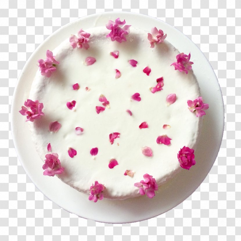 Torte Royal Icing Cake Decorating Sugar Paste - Rose Yogurt Products In Kind Transparent PNG