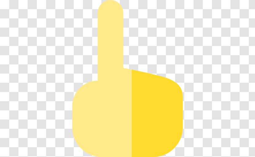 Finger Angle - Yellow - Design Transparent PNG
