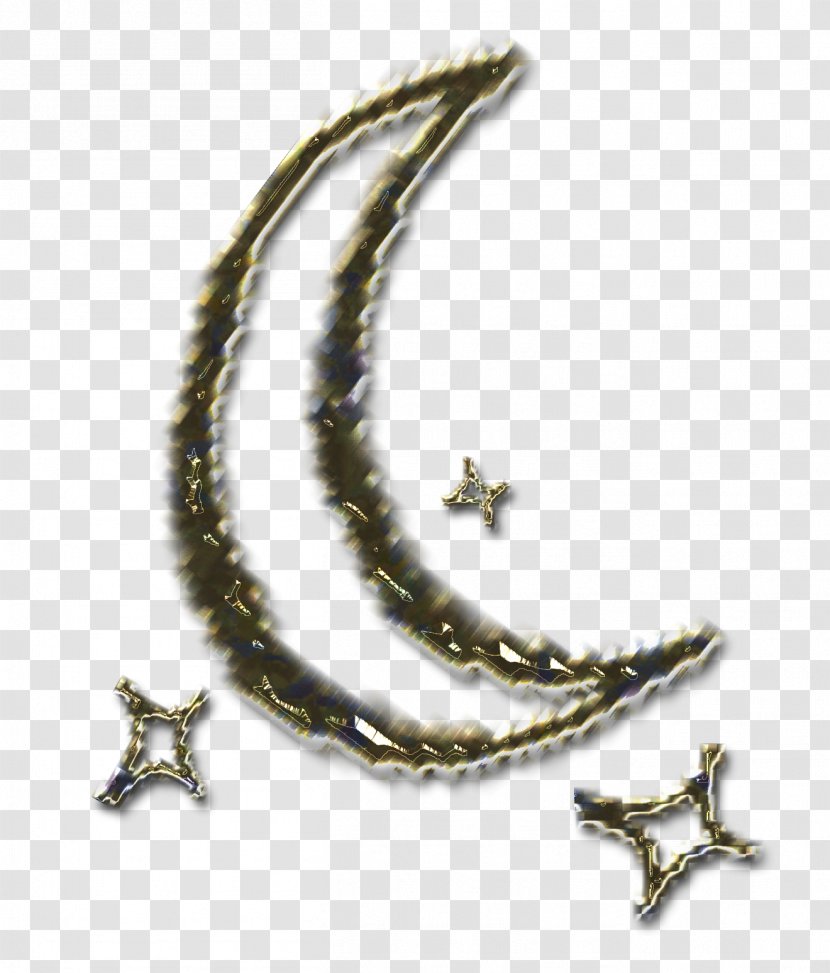 Layers Moon - Body Jewelry - The Color Of Transparent PNG