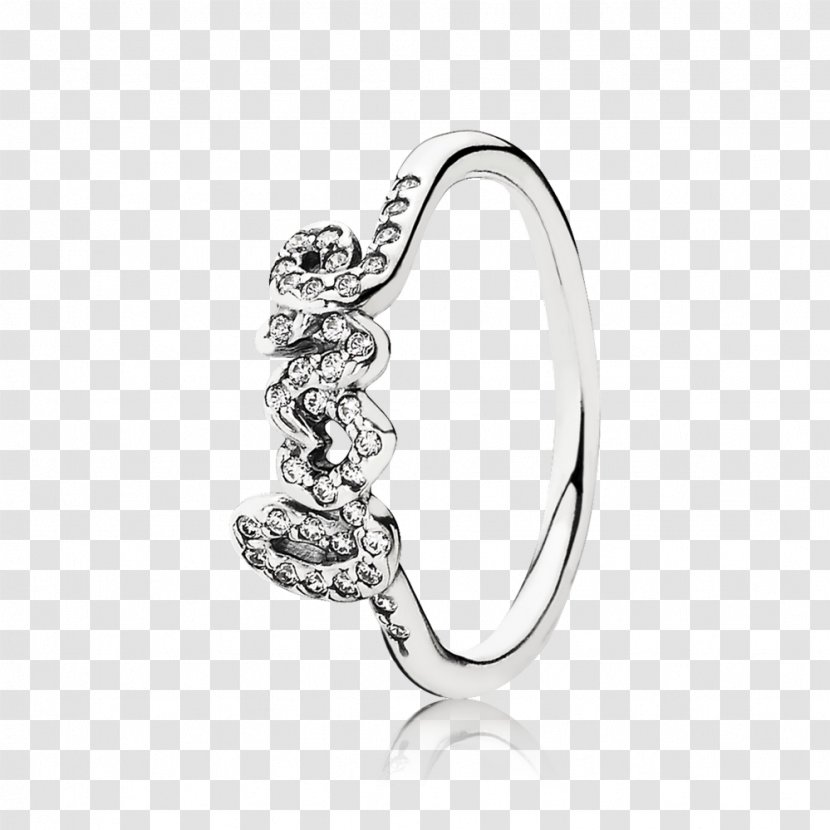 Pandora Ring Cubic Zirconia Charm Bracelet Jewellery - Wedding Ceremony Supply - Luminous Transparent PNG