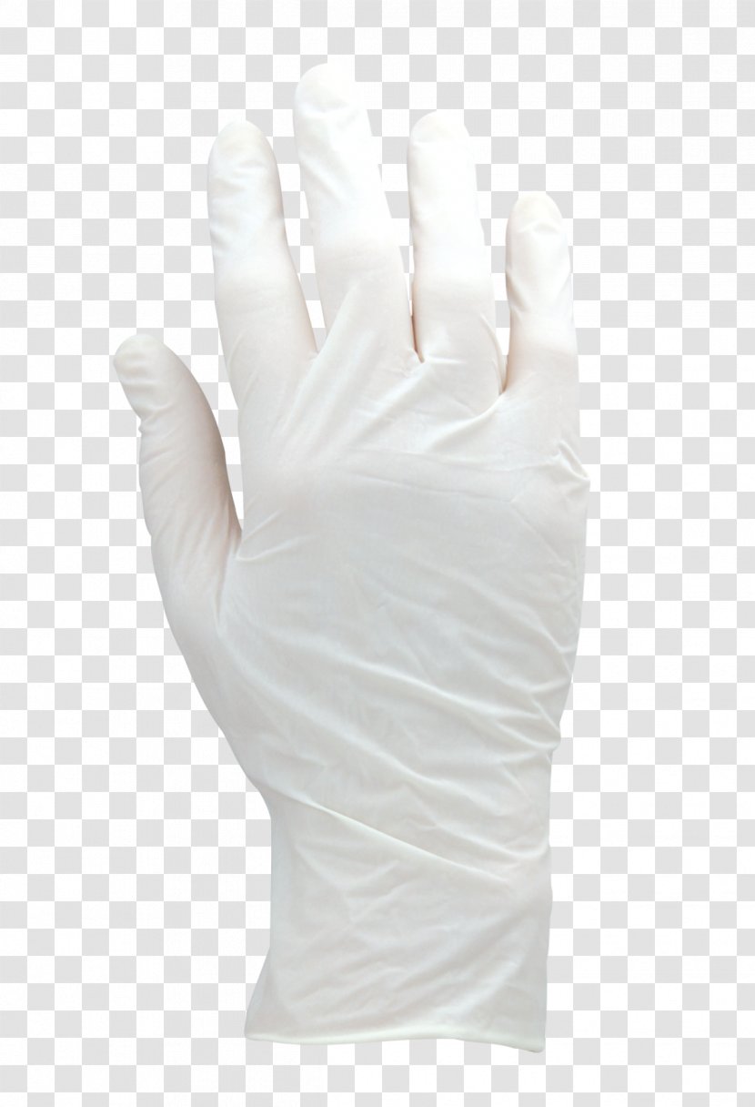 Finger Medical Glove Safety - White - Rubber Transparent PNG