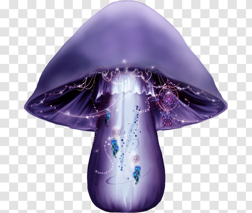 Mushroom - Purple - Cartoon Transparent PNG