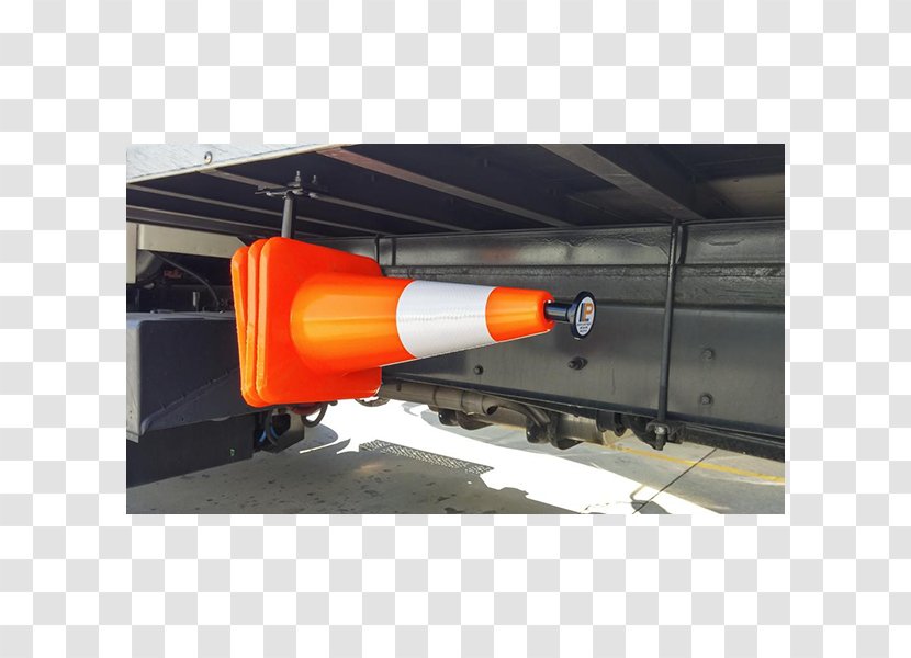 Traffic Cone Vehicle Truck - Towing - Fuzzy Light Transparent PNG