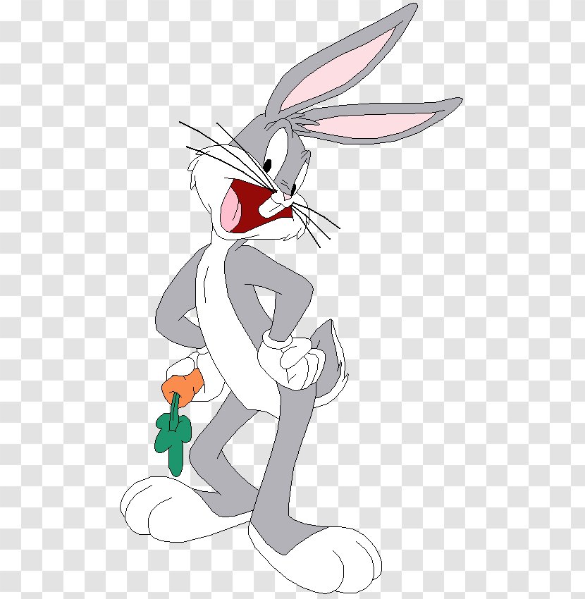 Bugs Bunny Daffy Duck Tasmanian Devil Yosemite Sam Buster - Line Art - Buggs Transparent PNG