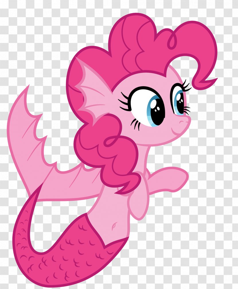 Pony Pinkie Pie Rainbow Dash Twilight Sparkle Rarity - Watercolor - Mermaid Transparent PNG