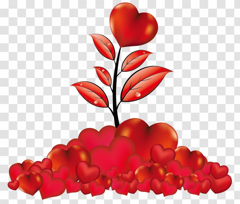 Heart Love Valentines Day - Frame - Tree Transparent PNG