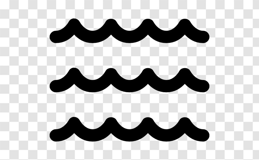 Moustache Cartoon - Wave Vector - Blackandwhite Text Transparent PNG
