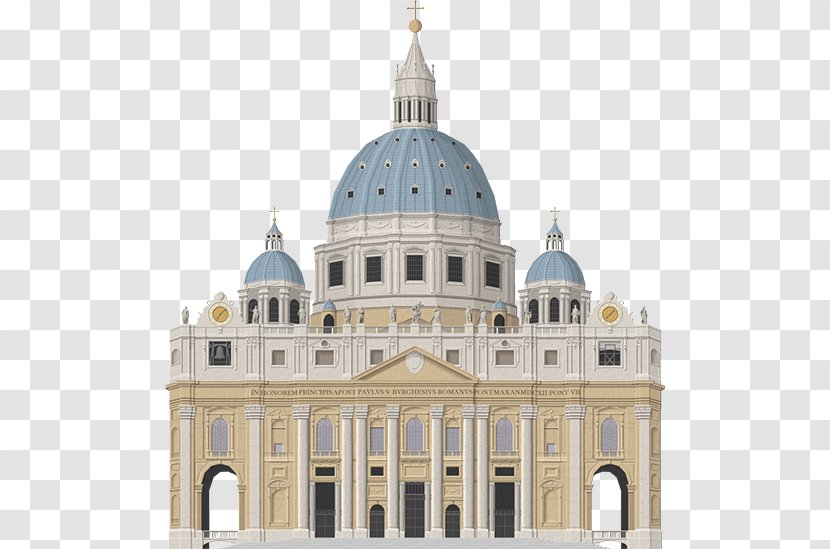 Old St. Peter's Basilica Square Of Saint Paul Outside The Walls VI Audience Hall - Place Worship - Pantheon Transparent PNG
