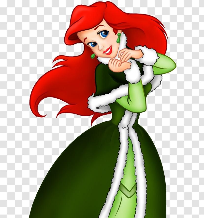 Ariel The Little Mermaid Mickey Mouse Minnie Disney Princess - Santa Claus Transparent PNG