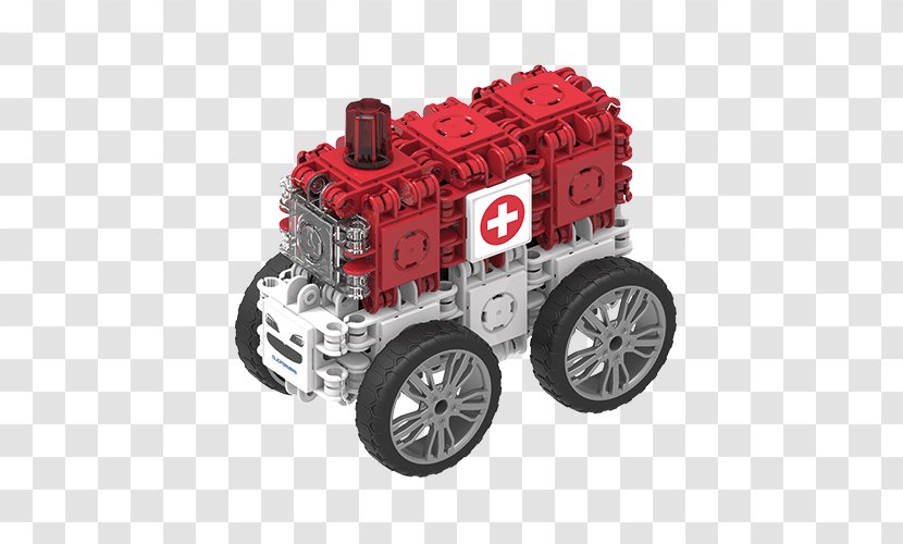 Rescuer Construction Set Wheel Firefighter - Toy - Ambulance Car Transparent PNG