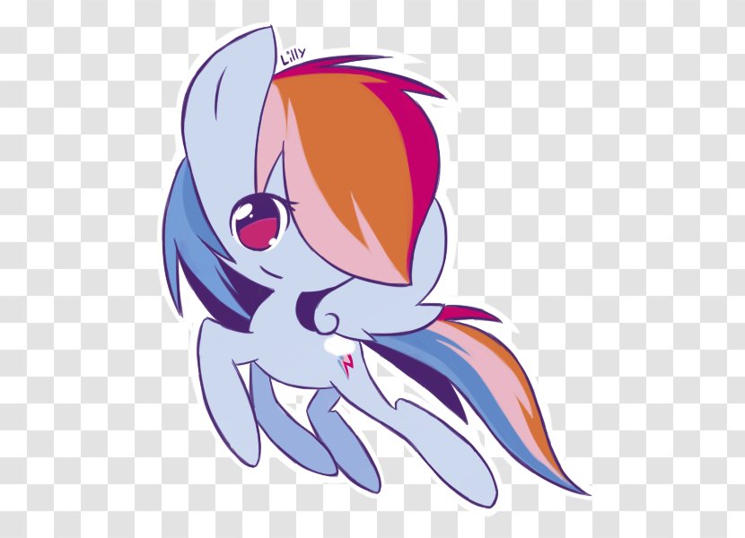 Pony Cat Rainbow Dash Rarity Horse - Silhouette Transparent PNG