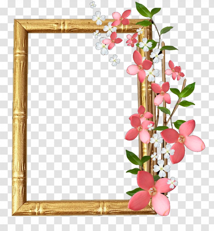 Picture Frames Digital Photography - Cut Flowers - Cute Frame Transparent PNG