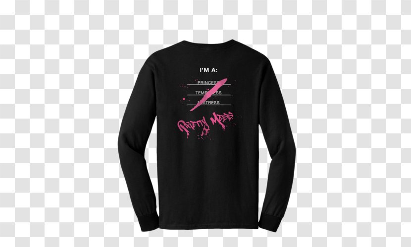 Long-sleeved T-shirt Bluza - Pink Transparent PNG