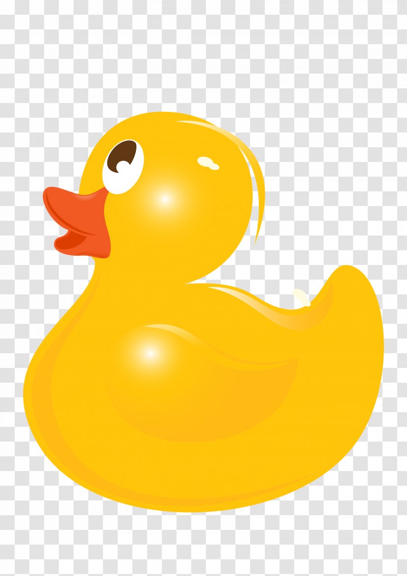 Little Yellow Duck Project Toy Clip Art - Cute Vector Material Transparent PNG