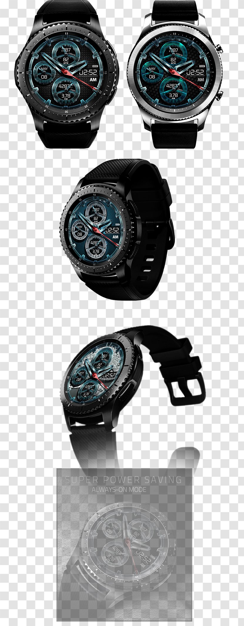 Smartwatch Samsung Gear S3 Classic Galaxy - Gauge - Watch Transparent PNG