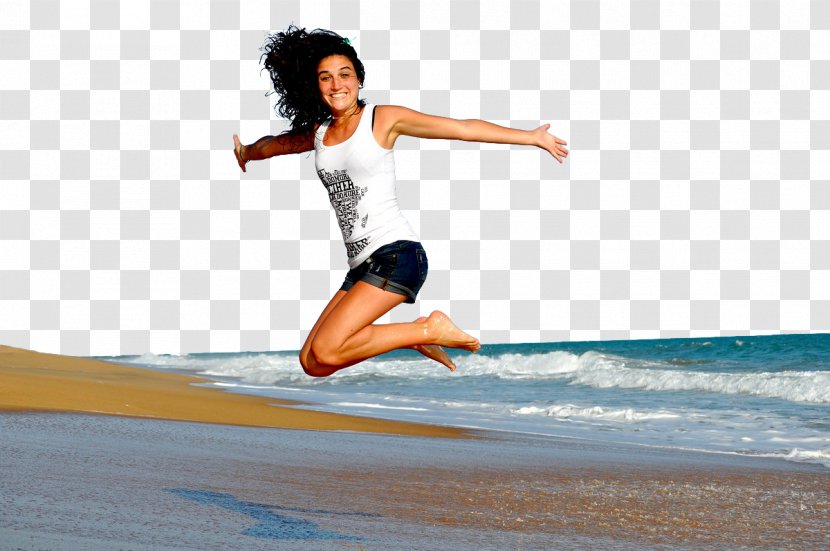 Acupuncture Alternative Health Services Health, Fitness And Wellness Medicine - Flower - Seaside Jumping Woman Transparent PNG