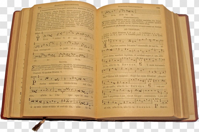 Liber Usualis Mass Gregorian Chant Festis Class Transparent PNG