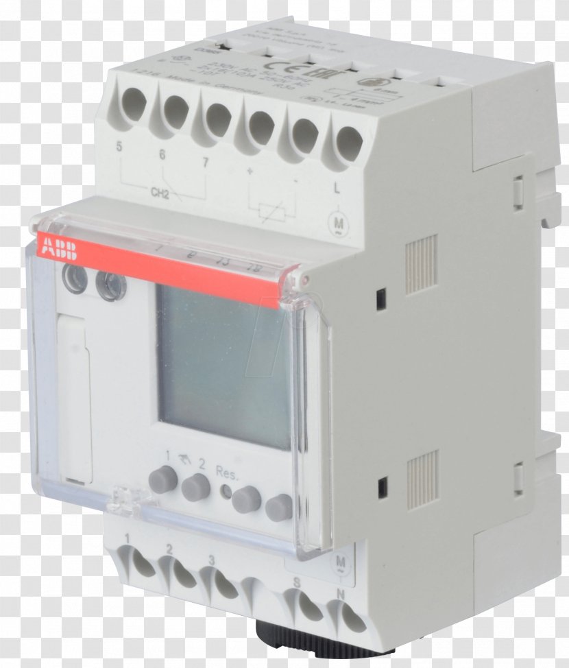 Time Switch Circuit Breaker Timer ABB Group Electrical Switches - Digital Data - Electronic Component Transparent PNG