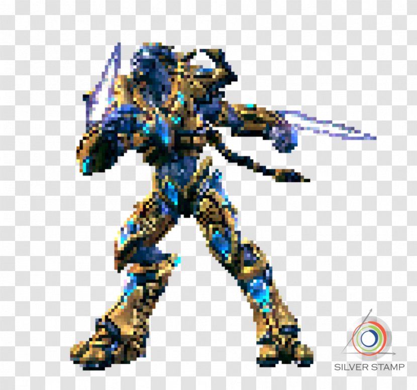 StarCraft II: Wings Of Liberty Pixel Art Protoss Transparent PNG