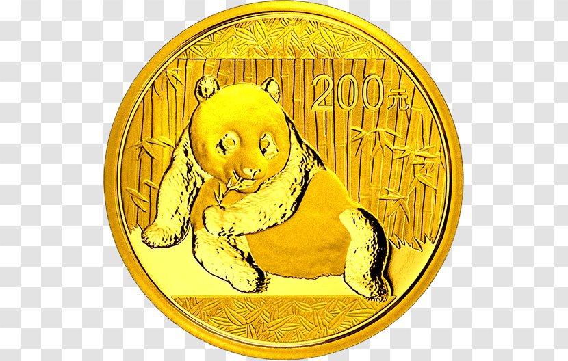 Giant Panda China Chinese Gold - Ounce Transparent PNG