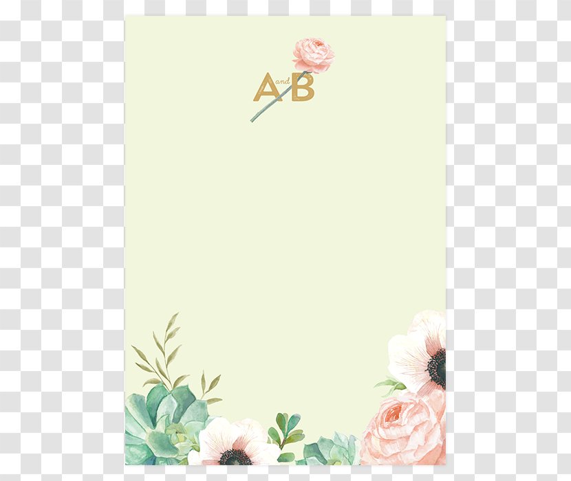 Greeting & Note Cards Floral Design Picture Frames Pink M - Flora Transparent PNG