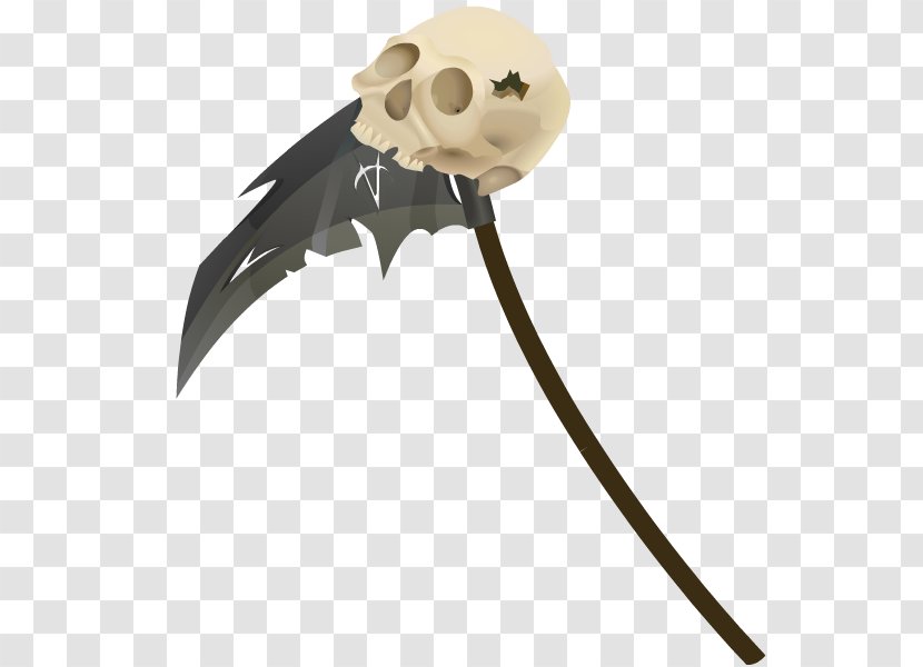 Human Skull Symbolism Death Scythe Art Drawing - Concept Transparent PNG