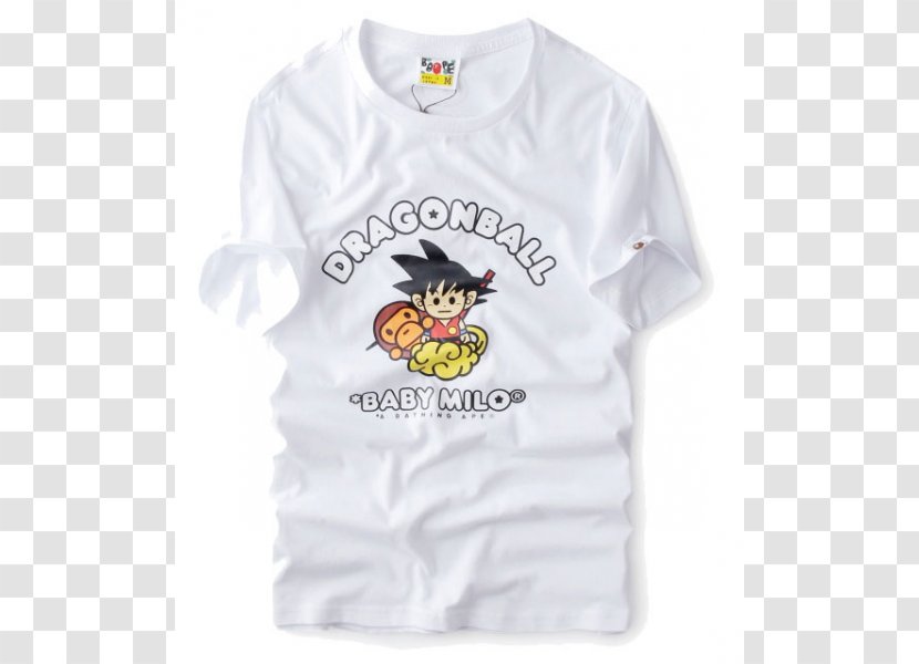 T-shirt Sleeve A Bathing Ape White Streetwear Transparent PNG