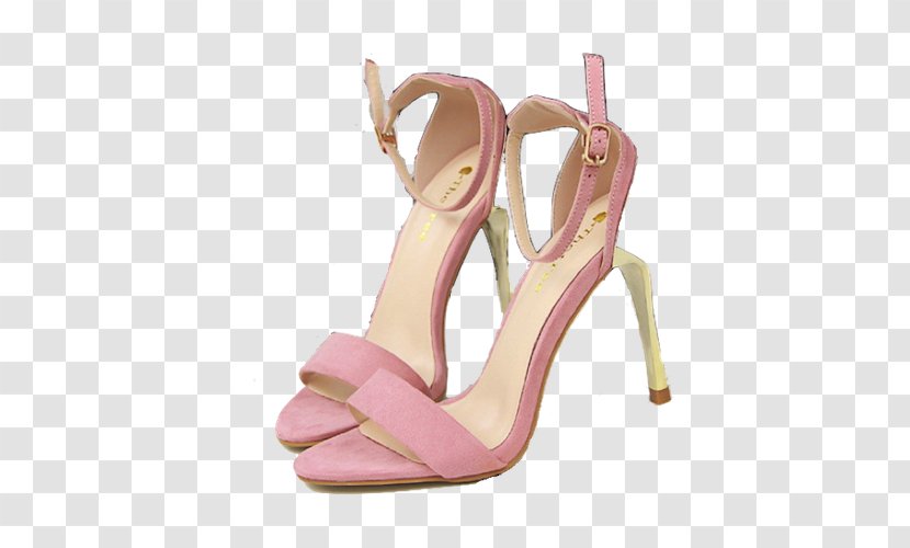 High-heeled Shoe Sandal Formal Wear - High Heeled Footwear - Pink Heels Transparent PNG