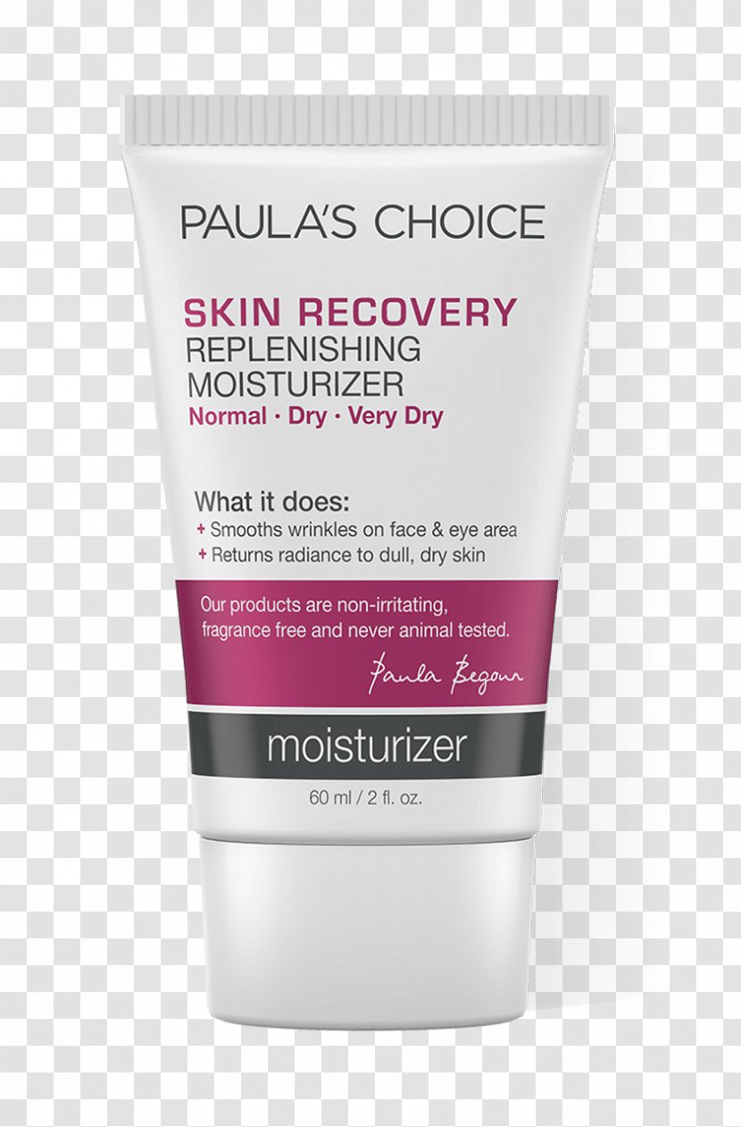 Cream Lotion Sunscreen Paula's Choice Skin Recovery Replenishing Moisturizer - Care - Welcome Back Transparent PNG