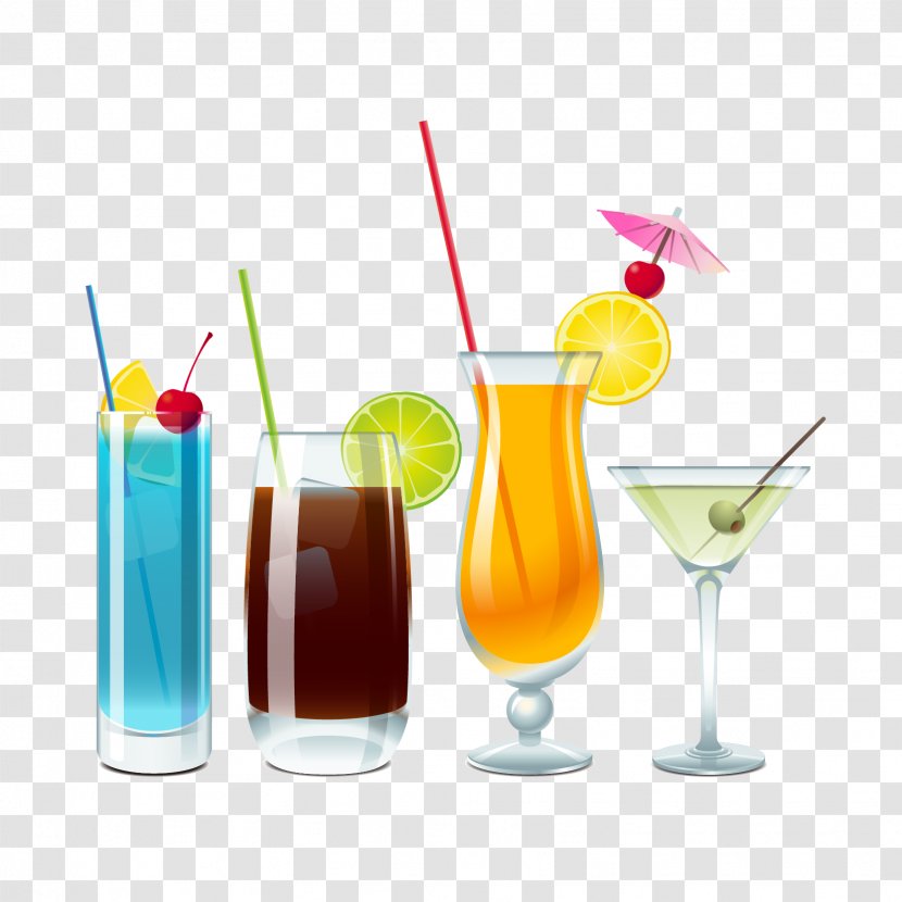 Cocktail Fizzy Drinks Martini Rum Vector Graphics - Batida - Drink Transparent PNG