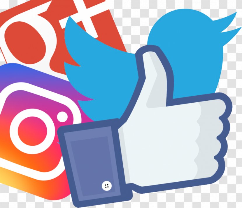 Social Media Marketing Digital Clip Art - Electric Blue Transparent PNG