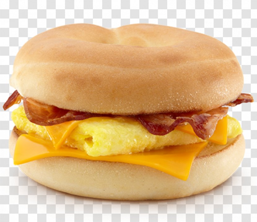 Bacon, Egg And Cheese Sandwich Bagel Breakfast McGriddles - Finger Food Transparent PNG