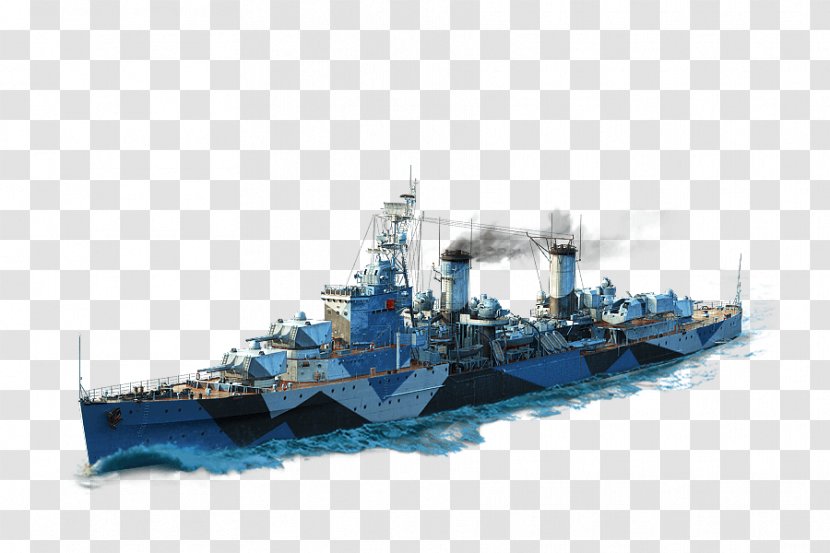 Heavy Cruiser World Of Warships Armored Dreadnought - Fast Attack Craft - Ship Transparent PNG