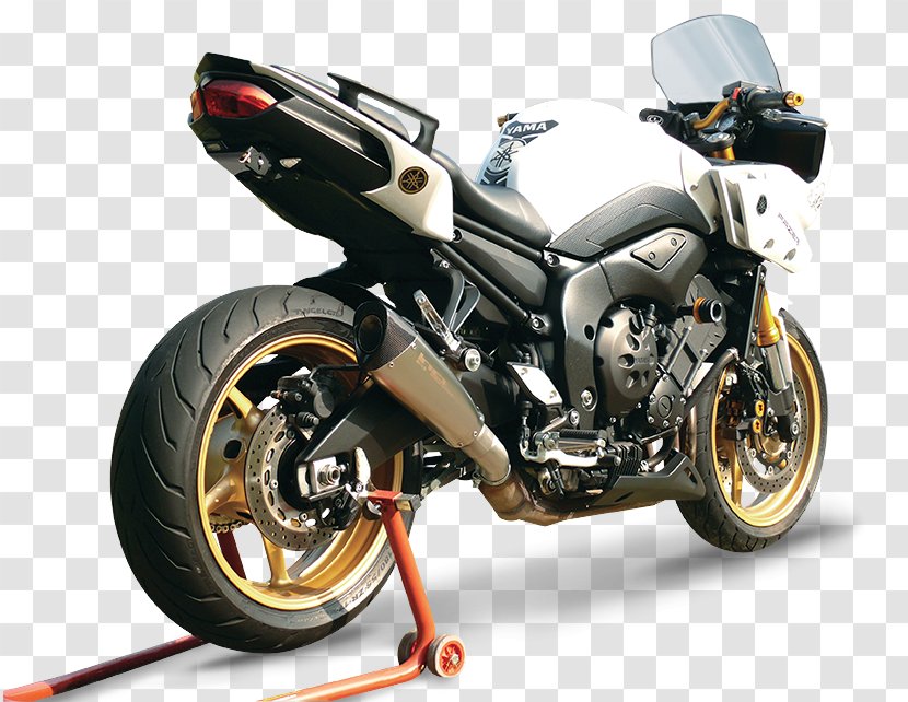 Exhaust System Yamaha FZ8 And FAZER8 Motorcycle Muffler Motor Vehicle - Tire Transparent PNG