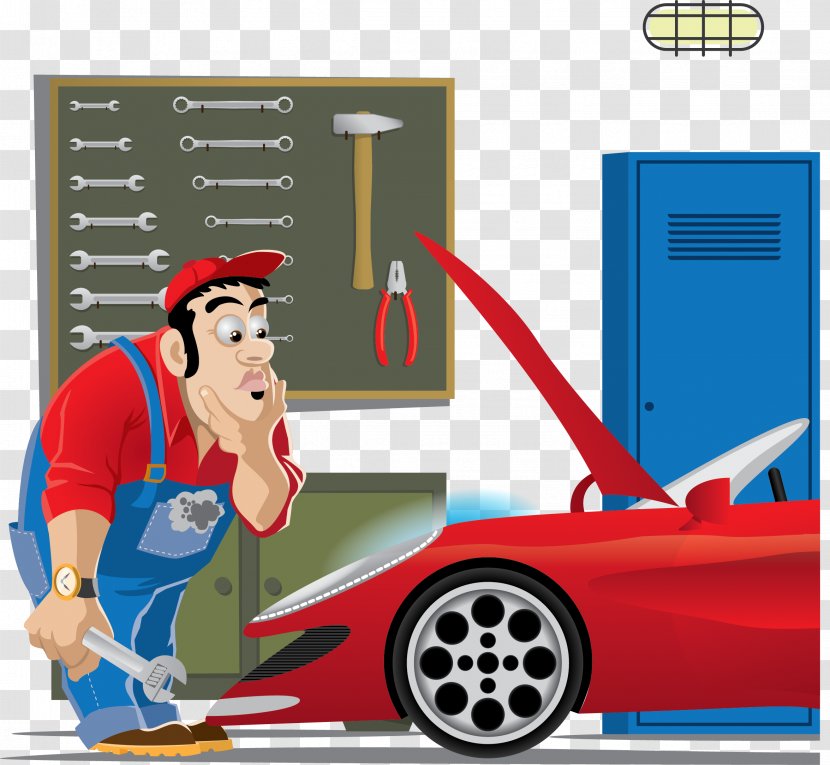 Auto Mechanic Car Clip Art - Games - Vector Repair Transparent PNG
