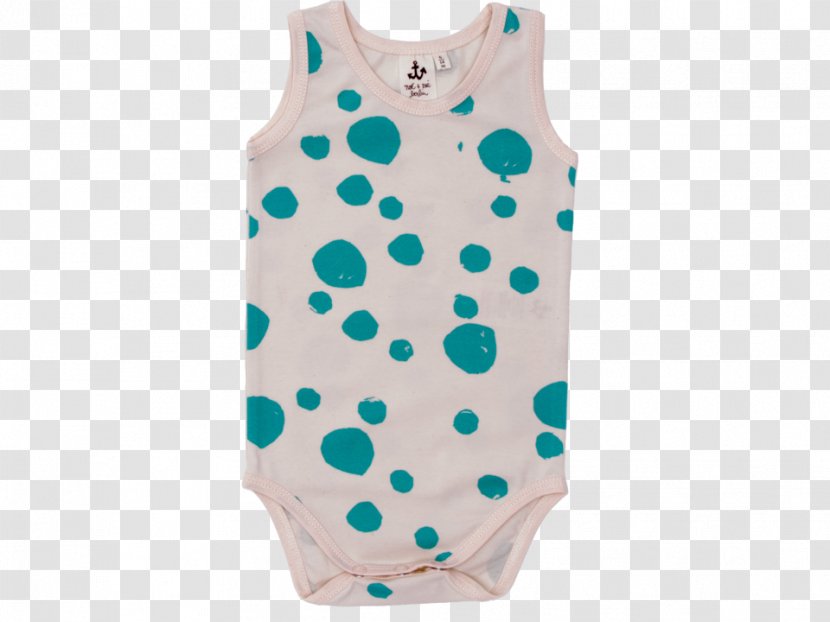 Baby & Toddler One-Pieces Polka Dot Sleeve Dress Bodysuit - Turquoise Transparent PNG
