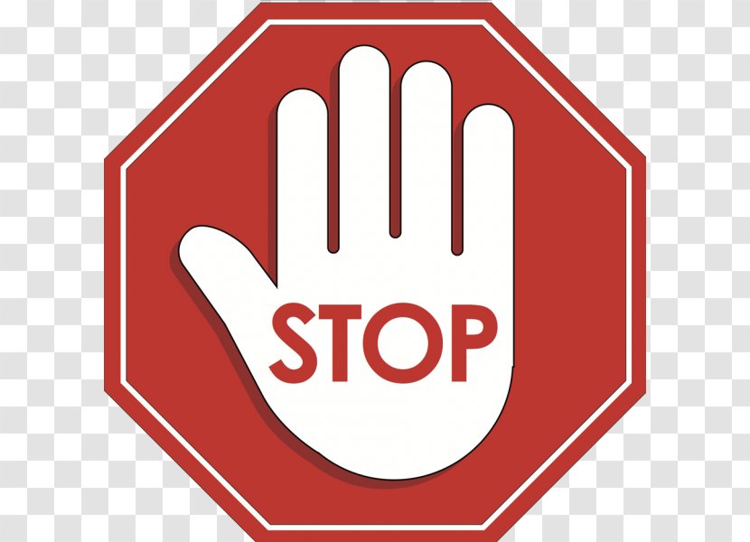 Stop Sign - Vehicle - Signage Hand Transparent PNG
